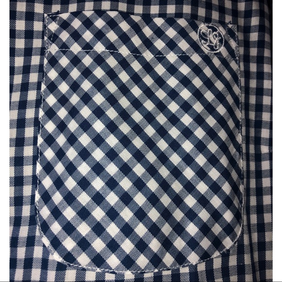 Lauren James Gingham Shirt Dress. NWT. Size M. - Picture 6 of 6